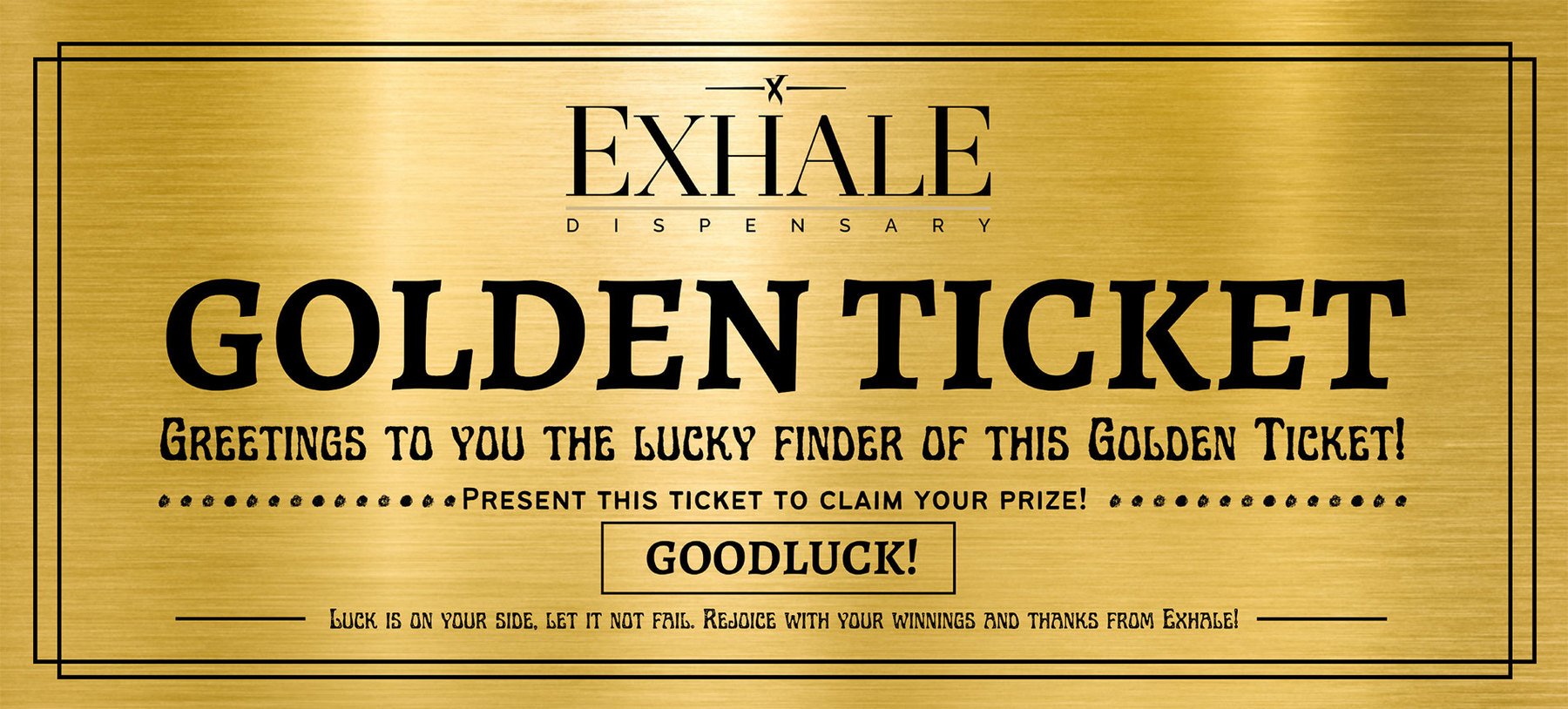Win A Golden Ticket!Post Image